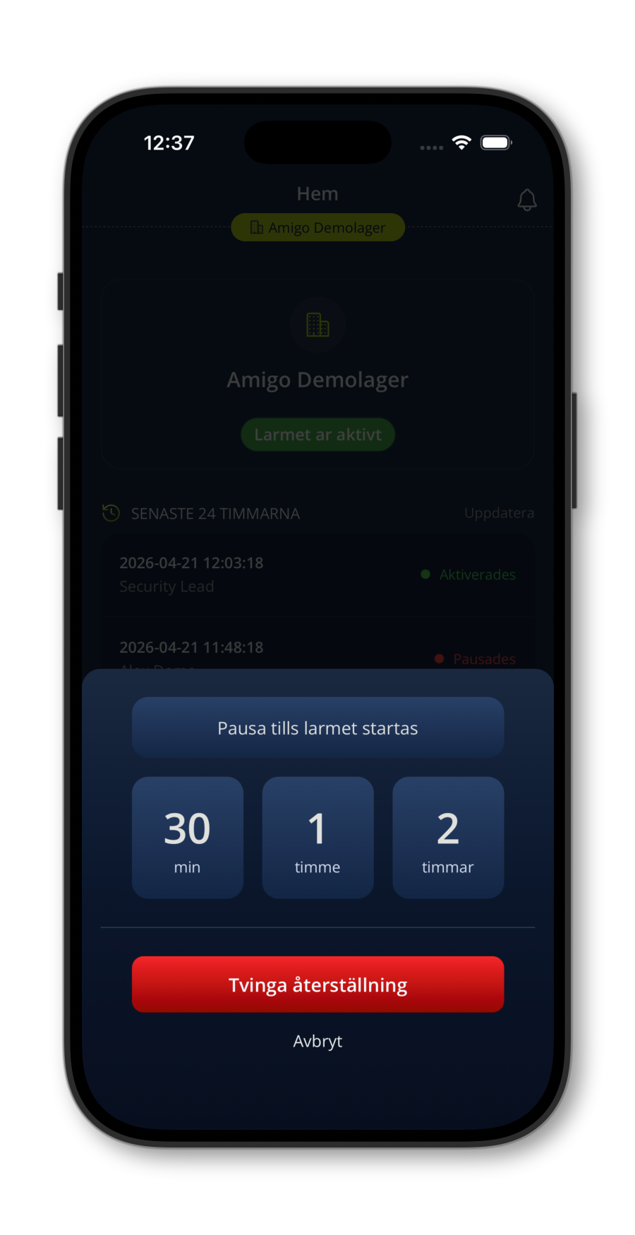 Amigo Safe App screenshot 2