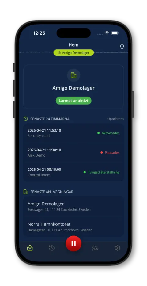 Amigo Safe App screenshot 1